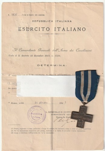 Medaglia merito guerra con - merito, di