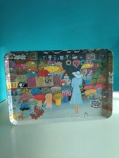 "MELPLUS R2S" Vassoio, disegno Sylvia Huber Gaensslen, melamina, 31 x 45 cm.