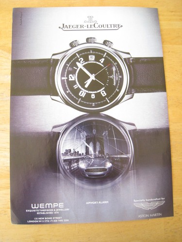 Jaeger lecoultre aston martin - aston,