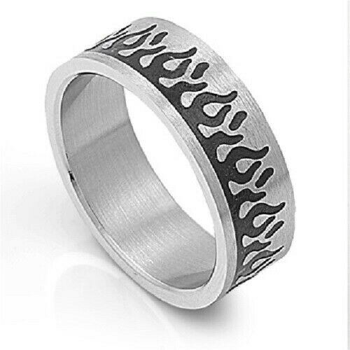Anello fascia fiamme - anello,