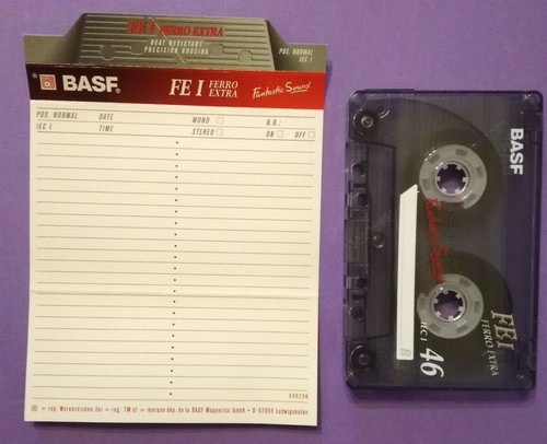 Musicassetta basf i - basf, fe