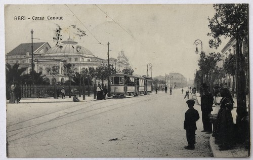 Cartolina bari corso cavour - bari,