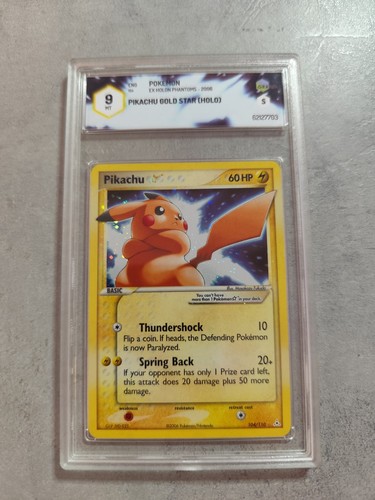 Pikachu gold star holon - pikachu,