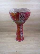 vecchio DJEMBE TAMBURO BONGO