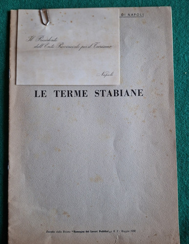 1959 manfredonia le terme - g.,