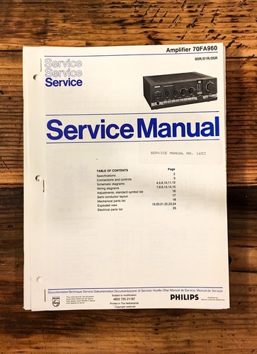 Philips fa960 960 - fa960, fa-960