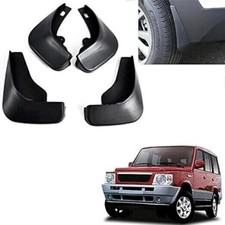 Set paraspruzzi 4 pezzi nero