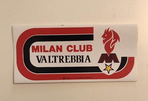 Adesivo milan club valtrebbia - club,