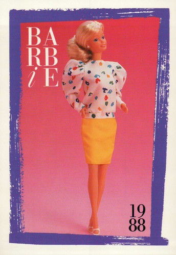 Barbie fashion card - card, da