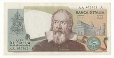 2000 LIRE  GALILEO  PRIMA