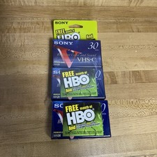 Lot Of (3) NEW Sony VHS-C