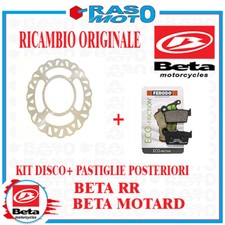 Kit Disco Originale + Pastiglie Beta ENDURO RR 125 4T LC MY18 - CBS 125 2018 