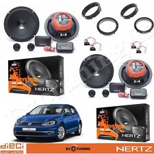 Kit 8 Casse Altoparlanti Hertz DSK 165.3 Anteriori Posteriori per VW Golf 7 VII