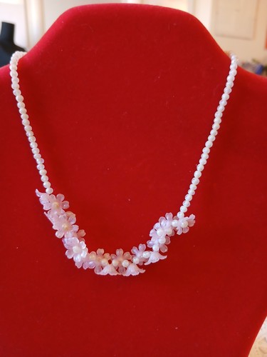 Collana lucite vintage - lucite, italia