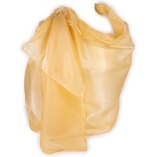 Stola gialla cerimonia organza