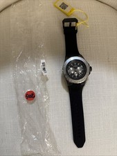 Orologio Nautico Invicta Uomo AVIATOR VOYAGE Multifunzione Quadrante Nero Argento SS