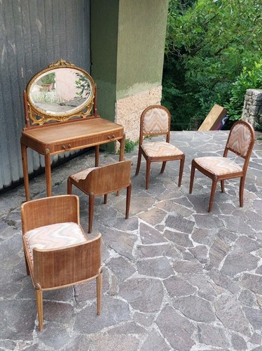 Antica toletta poltrone - e,