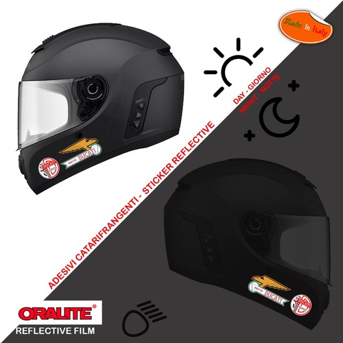 Adesivi casco rifrangenti