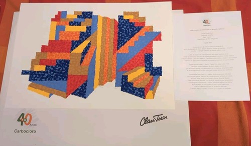 Serigrafia astratta claudio - serigrafia,