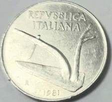 Italia moneta Republica del