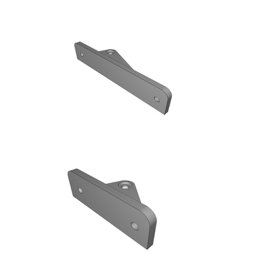 Staffa portatarga laterale - portatarga,