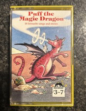 PUFF THE MAGIC DRAGON AUDIO CASSETTE (18 FAVOURITE SONGS AND STORIES) TAPE