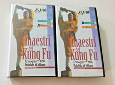 VHS I MAESTRI DEL KUNG FU JOCELYN 1996 PALALIDO MILANO (VOL 1 E 2) ARTI MARZIALI