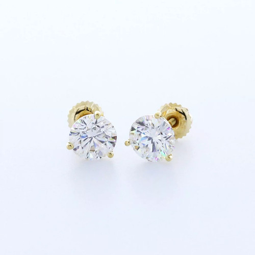 Orecchini perno classici oro - a,