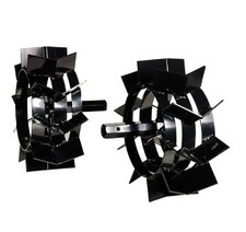 Coppia ruote metalliche per