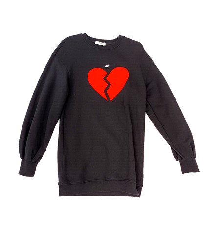 Abito felpa msgm teen logo - abito,