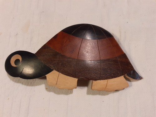 Tartaruga fermacapelli legno - fermacapelli,