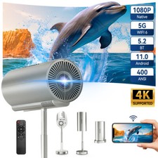 Projector 4K With WiFi 6 And