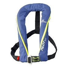 GIUBBOTTO SALVATAGGIO PILOT 165 N AUTOMATICO PLASTIMO BARCA VELA AUTOGONFIABILE