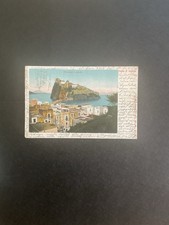 CARTOLINA  ISCHIA - PANORAMA E CASTELLO - VIAGGIATA 1905?
