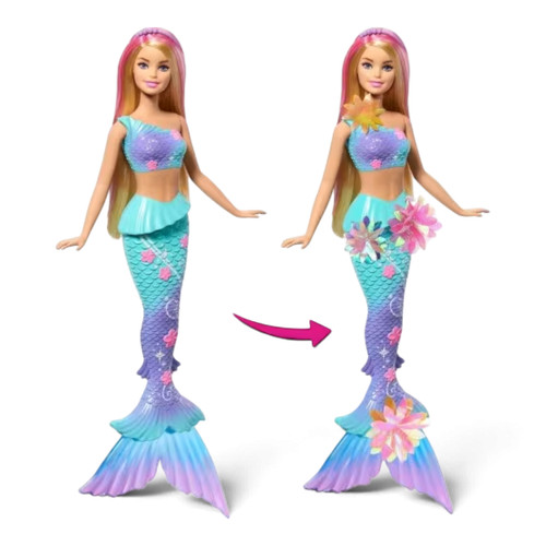 Barbie sirena magia - magia, floreale