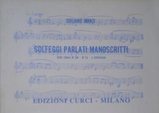 Solfeggi parlati manoscritti - solfeggi,