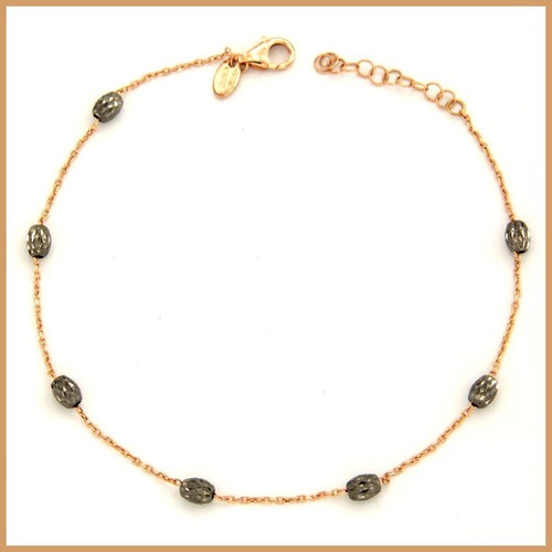 Bracciale oro rosa kt - oro,