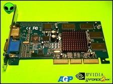 NVIDIA GEFORCE2 MX400 64MB SCHEDA VIDEO AGP VGA TV-OUT  S-VIDEO #8009