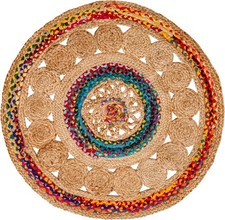 Tappeto indiano in cotone e