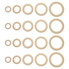  Anelli di tende in legno da