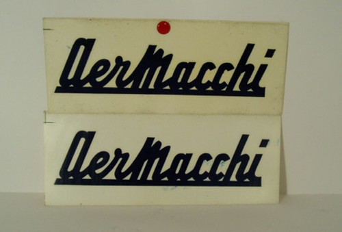 Aermacchi coppia adesivi - cm,
