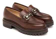 MOCASSINO Nero Giardini donna mod. I411410D in PELLE MARRONE Sconto -40%