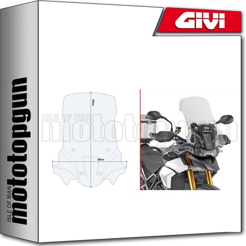 Cupolino trasparente givi - trasparente,