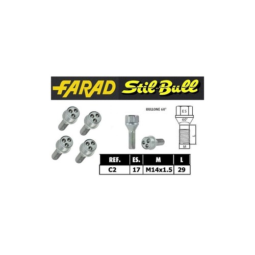 Farad stil bull bulloni - farad,