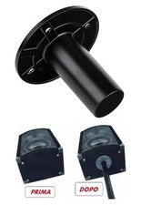 FLANGIA INSERTO ADATTATORE X CASSE ACUSTICHE BICCHIERE X STATIVO plastica