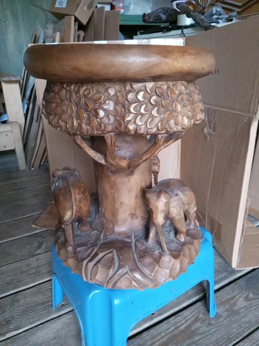 Sgabello elefante vintage - elefante,