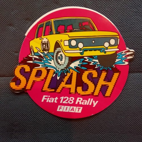 Adesivo vintage anni fiat - 70,