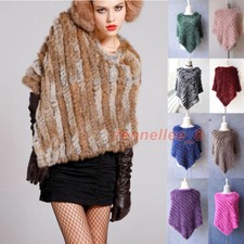 Poncho donna 100% vera