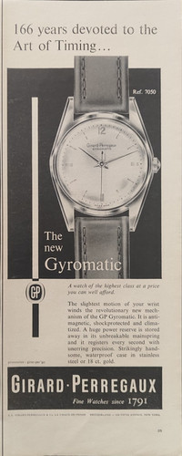 Girard perregaux new - perregaux, gyromatic