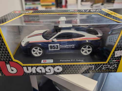 Porsche 911 dakar burago 24 - dakar, 1/24